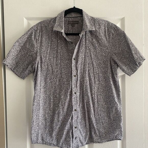Ike‎ By Ike Behar Short Sleeve Button Up Mens Size Small casual - Picture 1 of 7